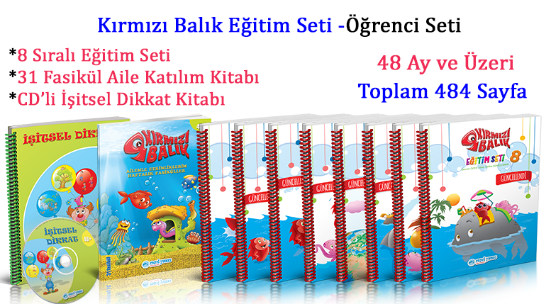 Kırmızı balık eğitim seti