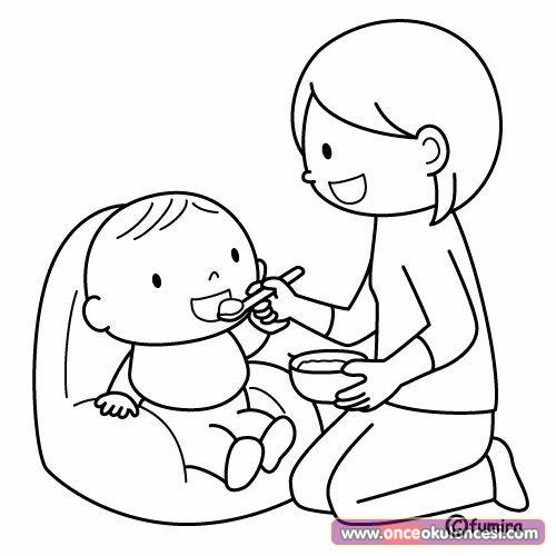 Bir Kardeşim Oluyor (Kardeş ve Aile Sevgisi) Boyama sayfaları