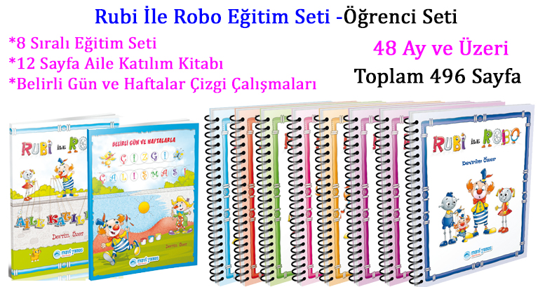 rubi ile robo eğitim seti